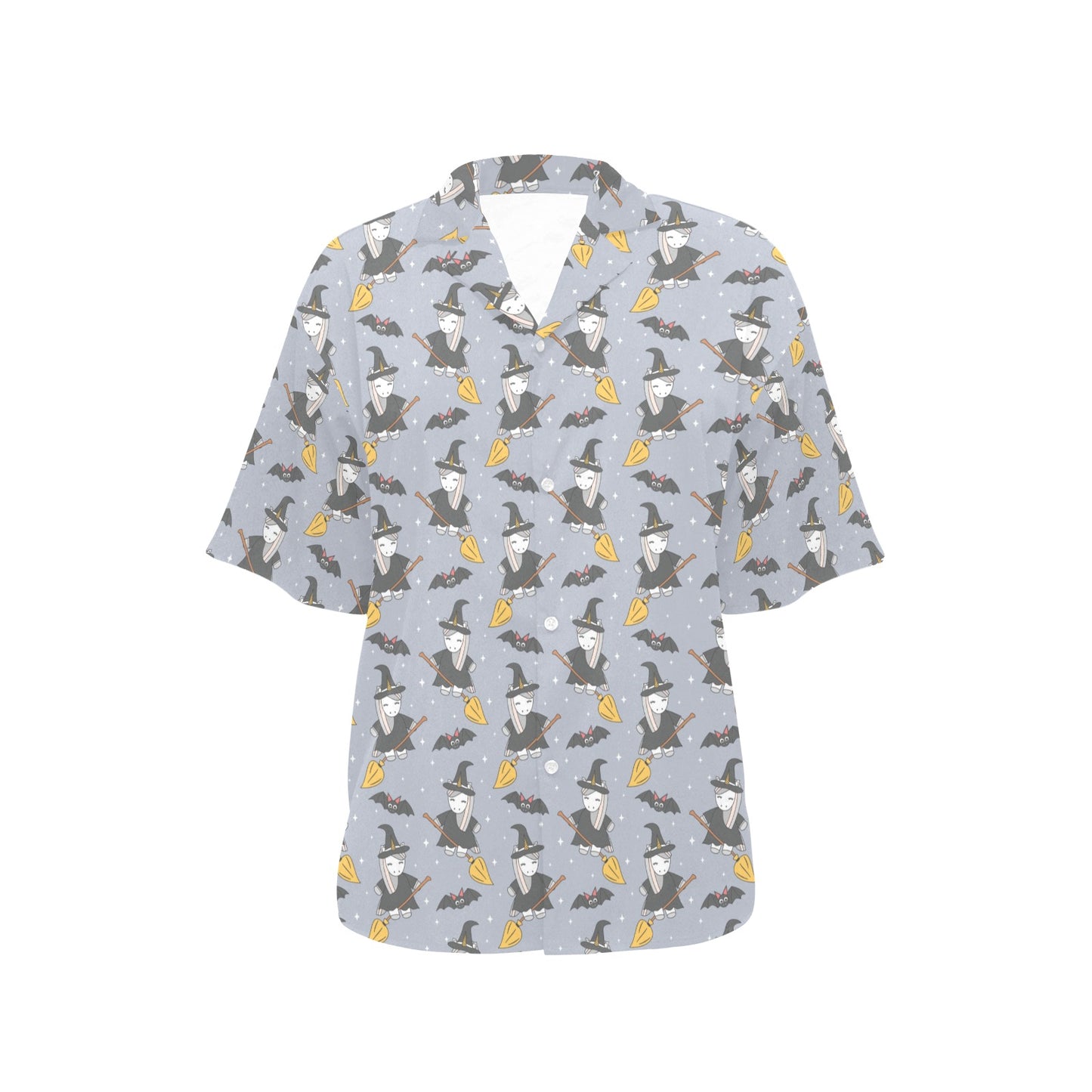Witch Print Design LKS307 Women's Hawaiian Shirt