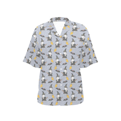 Witch Print Design LKS307 Women's Hawaiian Shirt