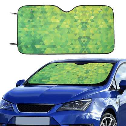 Geometric Print Design LKS402 Car front Windshield Sun Shade