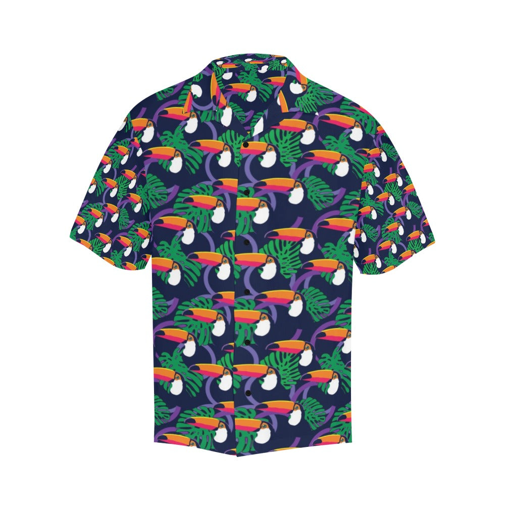 Toucan Print Design LKS302 Men's Hawaiian Shirt