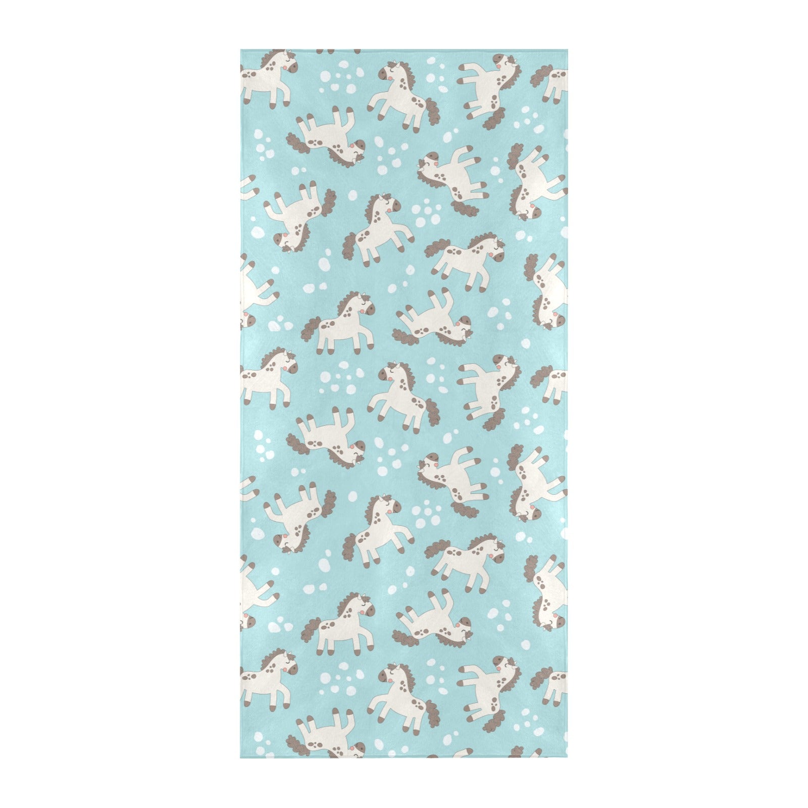 Horse Cute Print Design LKS306 Beach Towel 32" x 71"