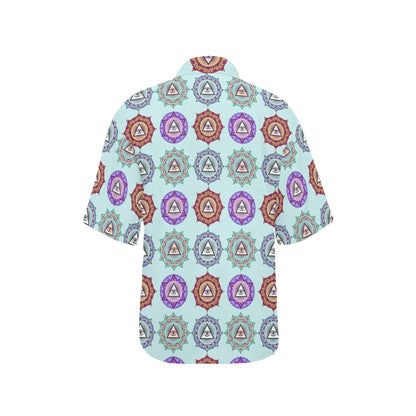 Third Eye Print Design LKS302 Women's Hawaiian Shirt