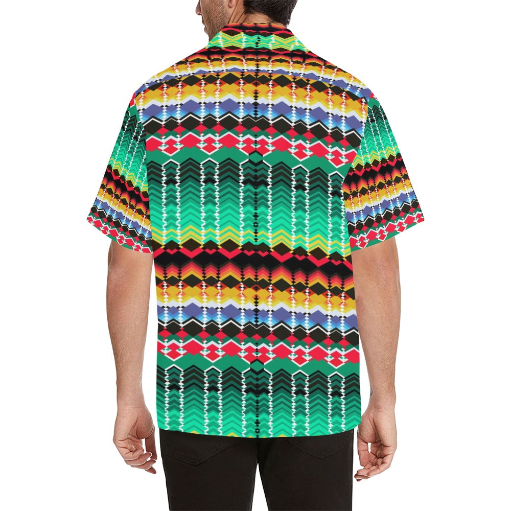 Serape Print Design LKS307 Men's Hawaiian Shirt