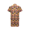 Daisy Gerbera Print Pattern Men's Romper