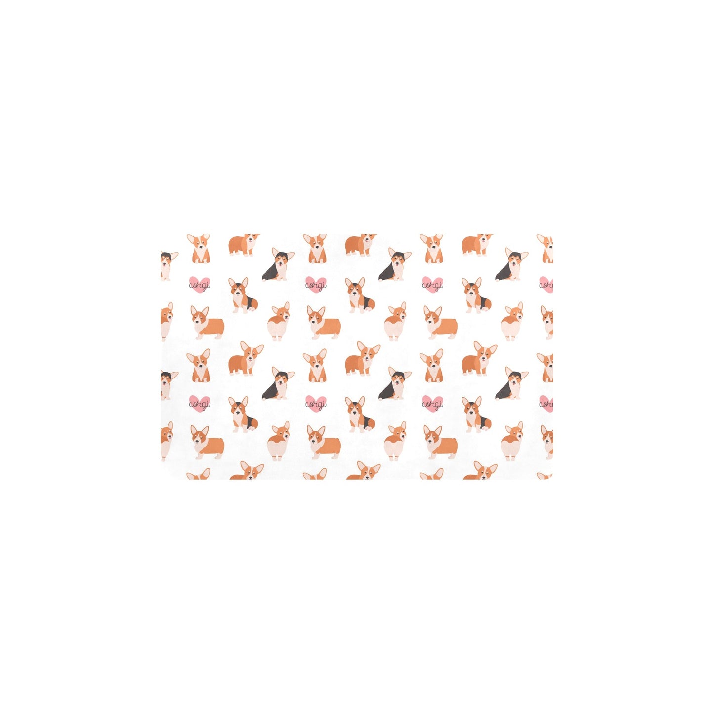 Cardigan Welsh Corgis Pattern Print Design 02 Kitchen Mat