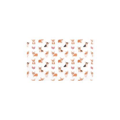 Cardigan Welsh Corgis Pattern Print Design 02 Kitchen Mat