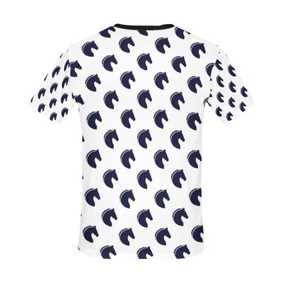 Horse Head Print Design LKS303 Men's All Over Print T-shirt