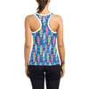 Surfboard Print Design LKS304 Women's Racerback Tank Top