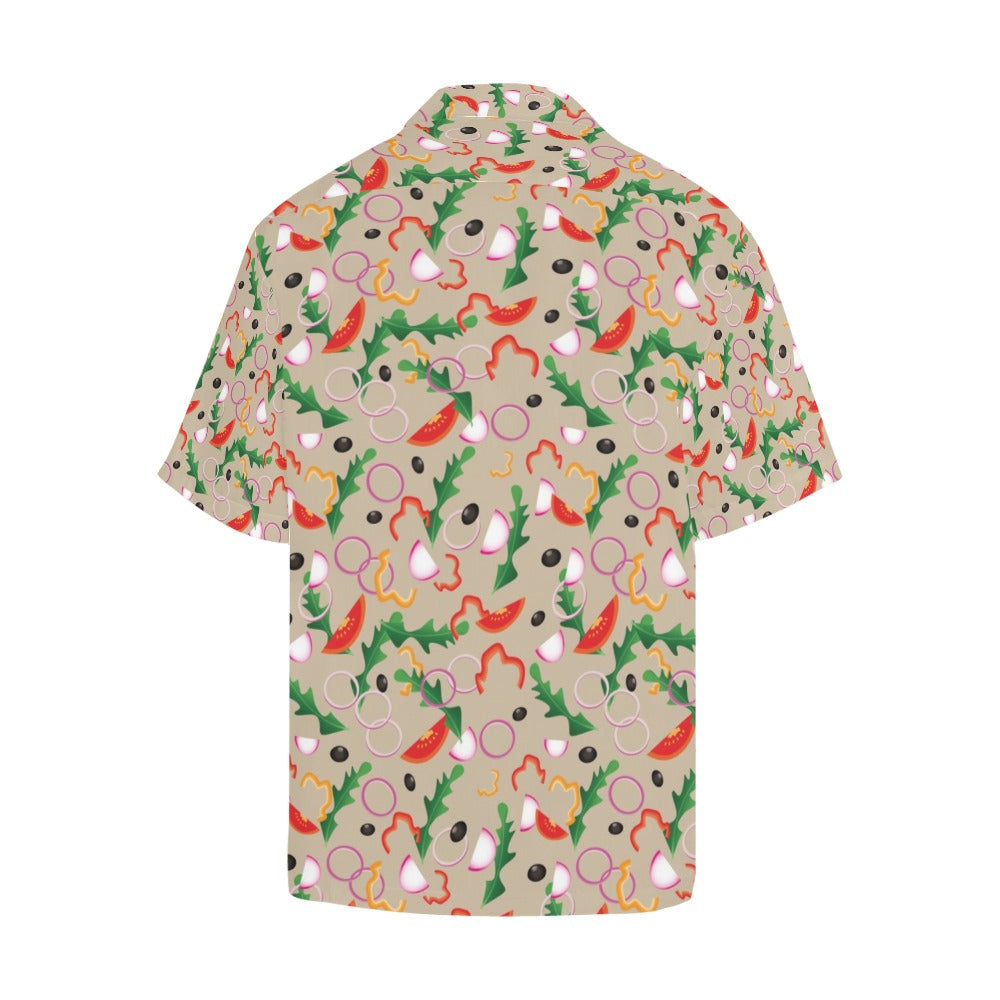 Salad Print Design LKS303 Men's Hawaiian Shirt