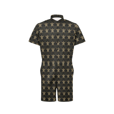 Gold Tribal Turtle Polynesian Design Men's Romper