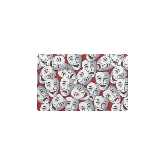 Acting Mask Pattern Print Design 01 Kitchen Mat