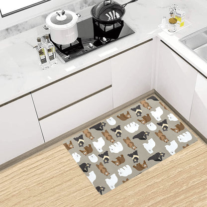 Bear Pattern Print Design BE03 Kitchen Mat