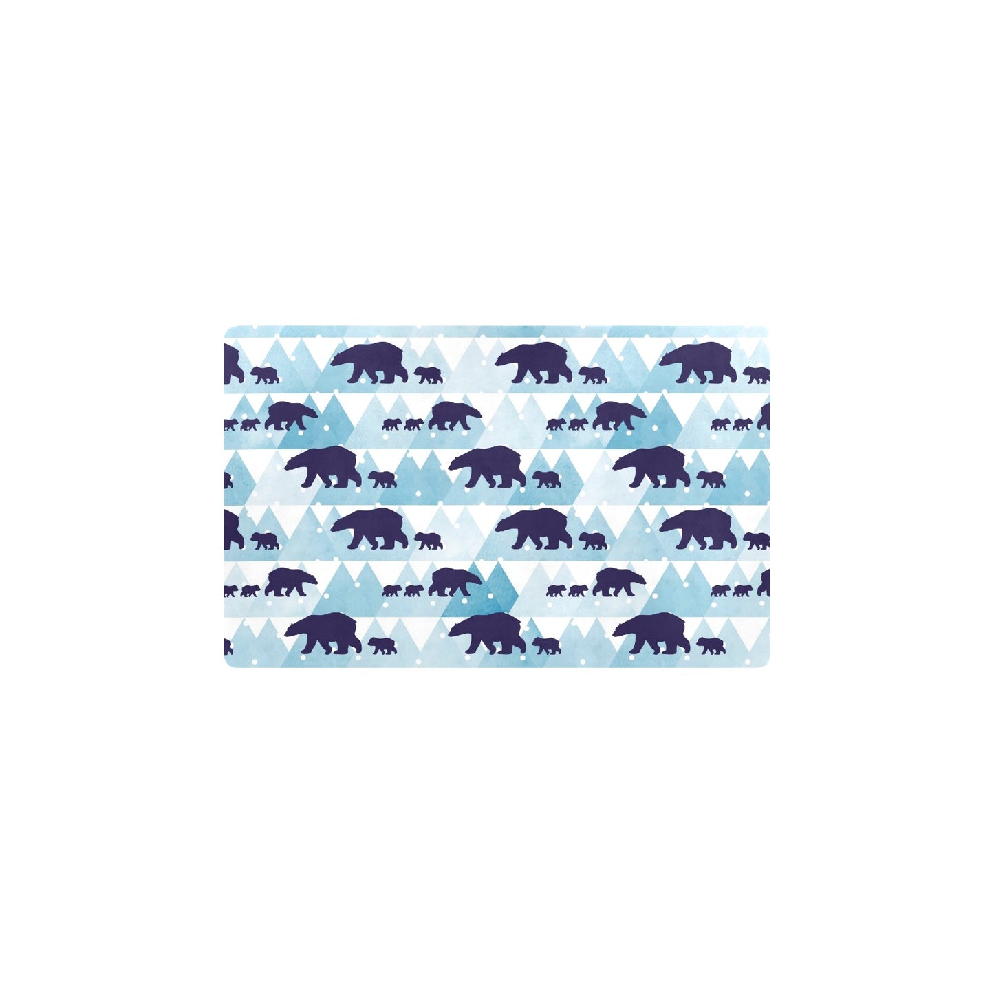 Bear Pattern Print Design BE01 Kitchen Mat