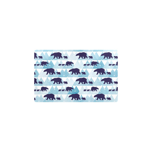 Bear Pattern Print Design BE01 Kitchen Mat