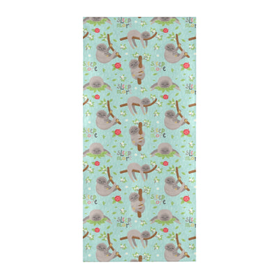 Sloth Print Design LKS305 Beach Towel 32" x 71"