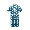 Polar Bear Pattern Print Design PB02 Men's Romper