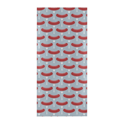 Sausage Print Design LKS301 Beach Towel 32" x 71"