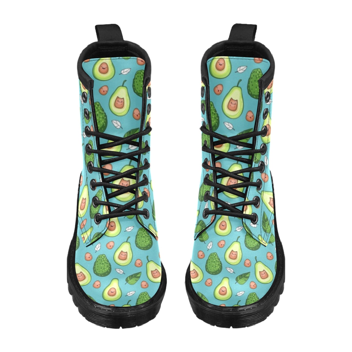 Avocado Pattern Print Design AC05 Women's Boots
