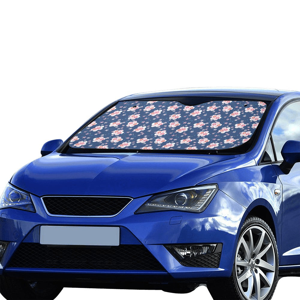 Sakura Print Design LKS306 Car front Windshield Sun Shade