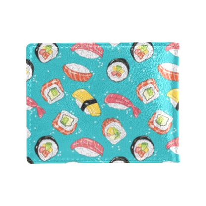 Sushi Print Design LKS305 Men's ID Card Wallet