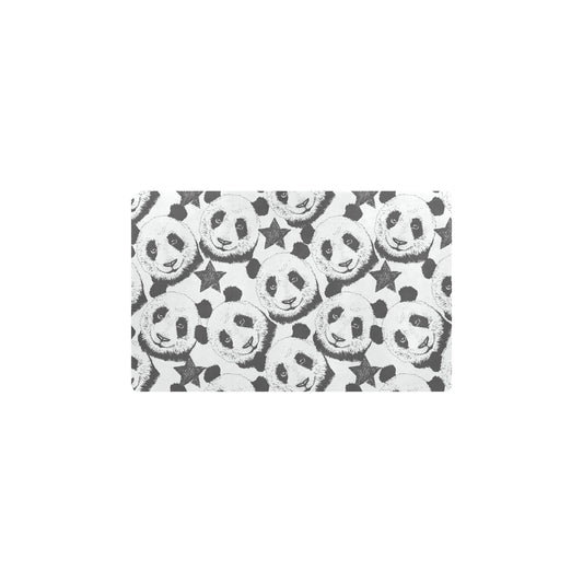 Panda Pattern Print Design A02 Kitchen Mat