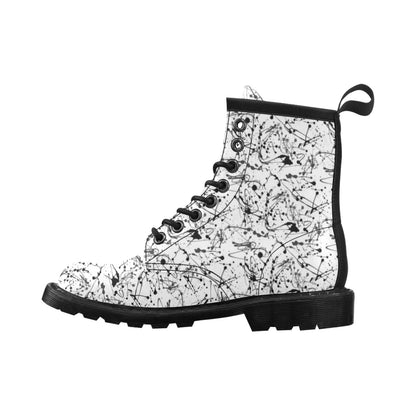 Splatter Print Design LKS305 Women's Boots