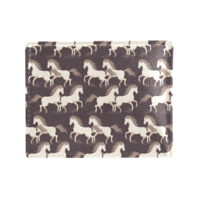 Horse Print Design LKS304 Men's ID Card Wallet