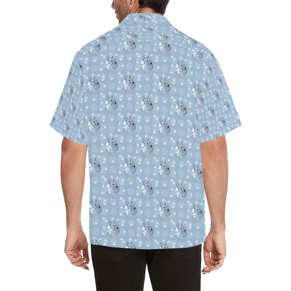 Scottish Terriers Print Design LKS308 Men's Hawaiian Shirt