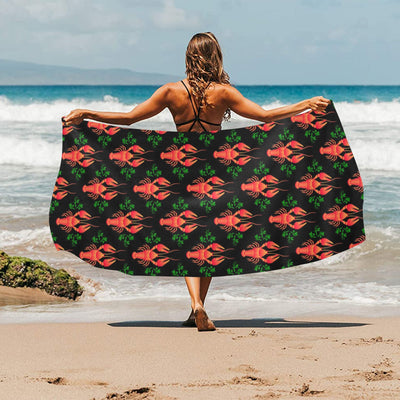 Lobster Print Design LKS403 Beach Towel 32" x 71"