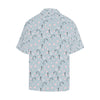 Sakura Bird Print Design LKS304 Men's Hawaiian Shirt