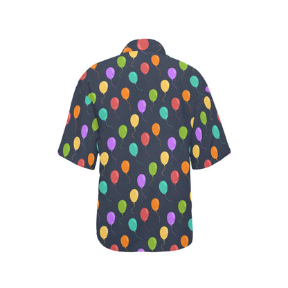 Ballon Colorful Pattern Print Design 03 Women's Hawaiian Shirt