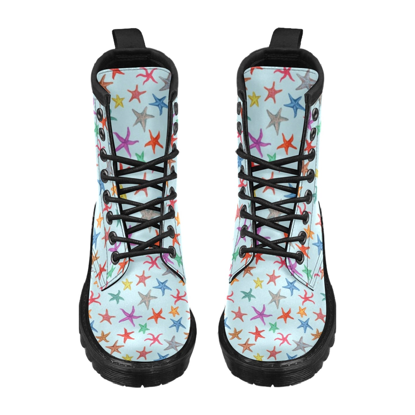 Starfish Print Design LKS402 Women's Boots