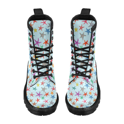 Starfish Print Design LKS402 Women's Boots