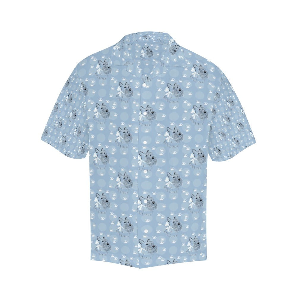 Scottish Terriers Print Design LKS308 Men's Hawaiian Shirt