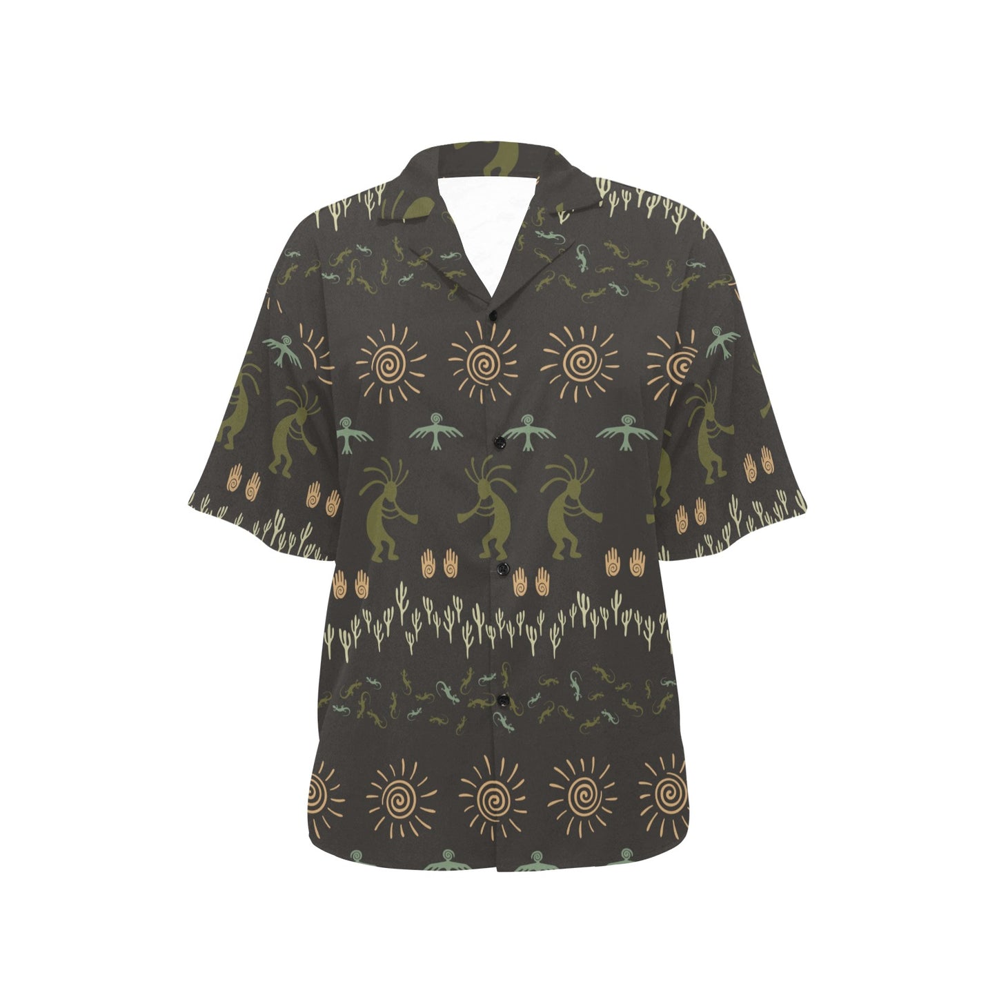 Mayan Pattern Print Design 04 Women's Hawaiian Shirt