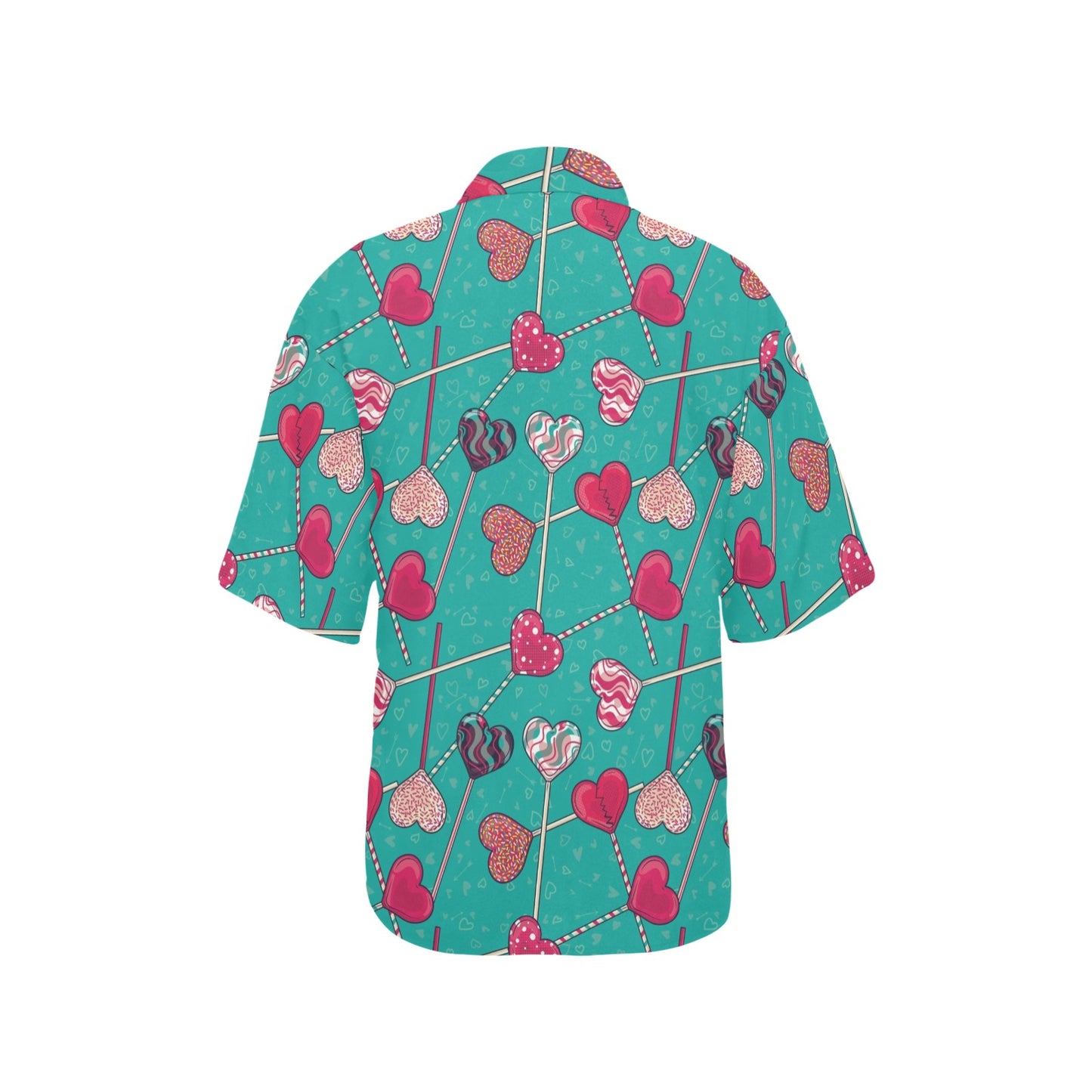 Lollipop Pattern Print Design LL01 Women's Hawaiian Shirt