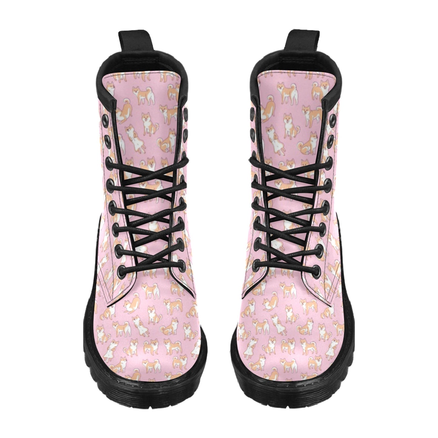 Shiba Inu Print Design LKS303 Women's Boots