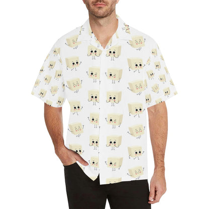 Tofu Print Design LKS301 Men's Hawaiian Shirt