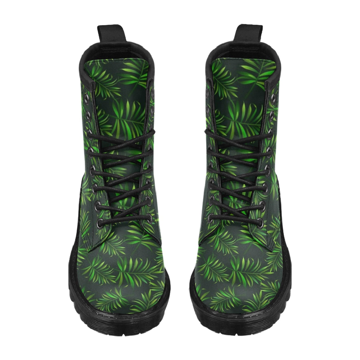 Rainforest Pattern Print Design RF03 Women's Boots