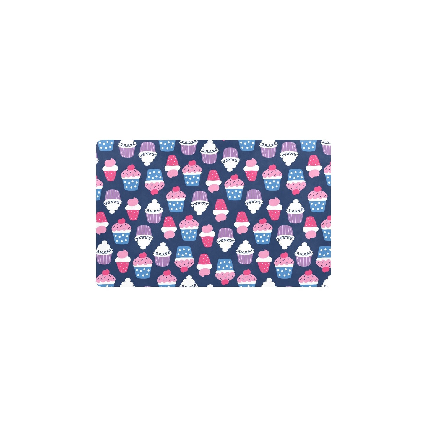 Cupcake Pattern Print Design CP04 Kitchen Mat