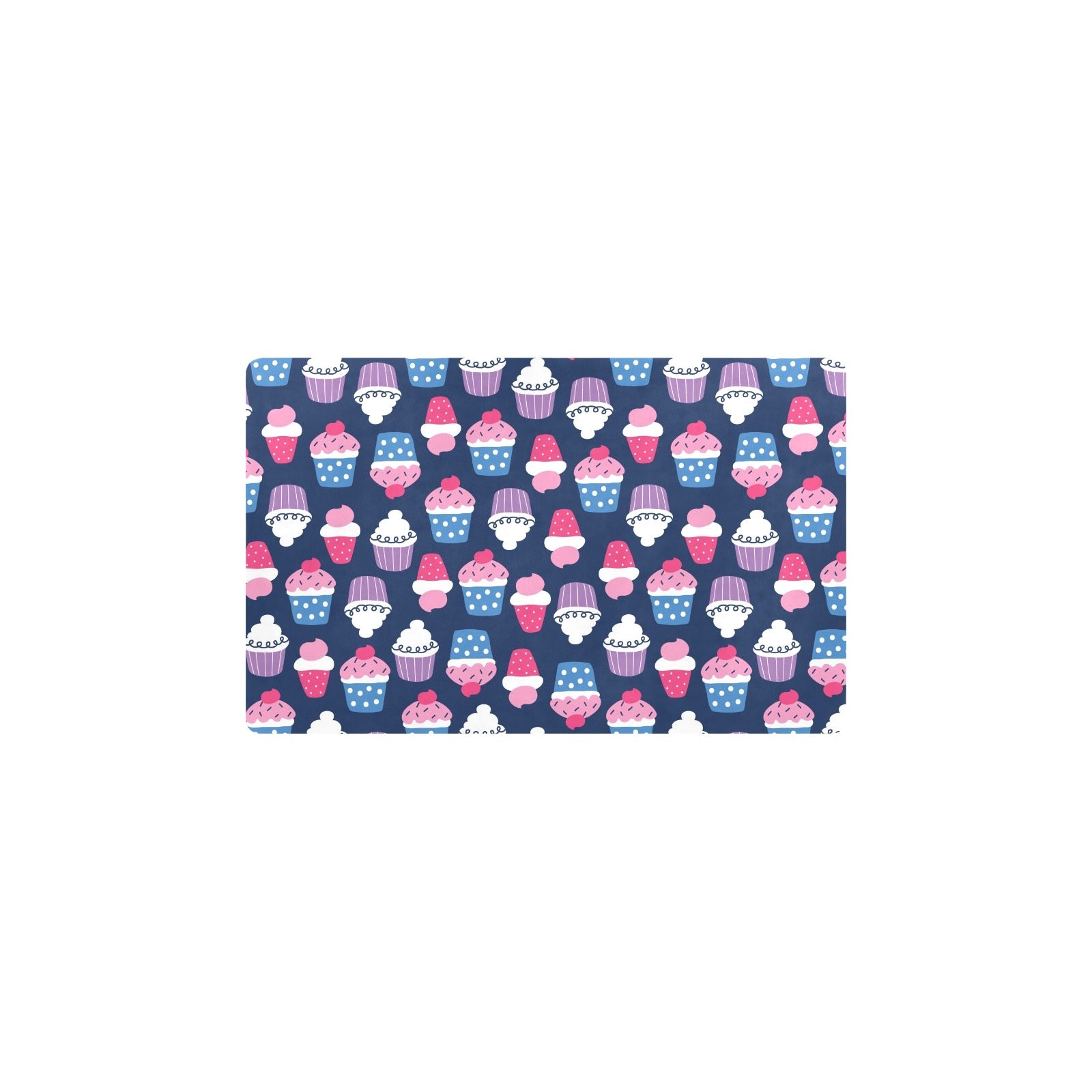 Cupcake Pattern Print Design CP04 Kitchen Mat