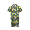 Elephant Neon Color Print Pattern Men's Romper