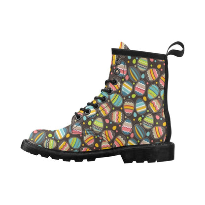 Easter Eggs Pattern Print Design RB03 Women's Boots