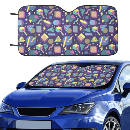 Geometric Print Design LKS401 Car front Windshield Sun Shade