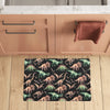 Dinosaur Print Pattern Kitchen Mat