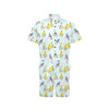 Bird Sweet Themed Print Pattern Men's Romper