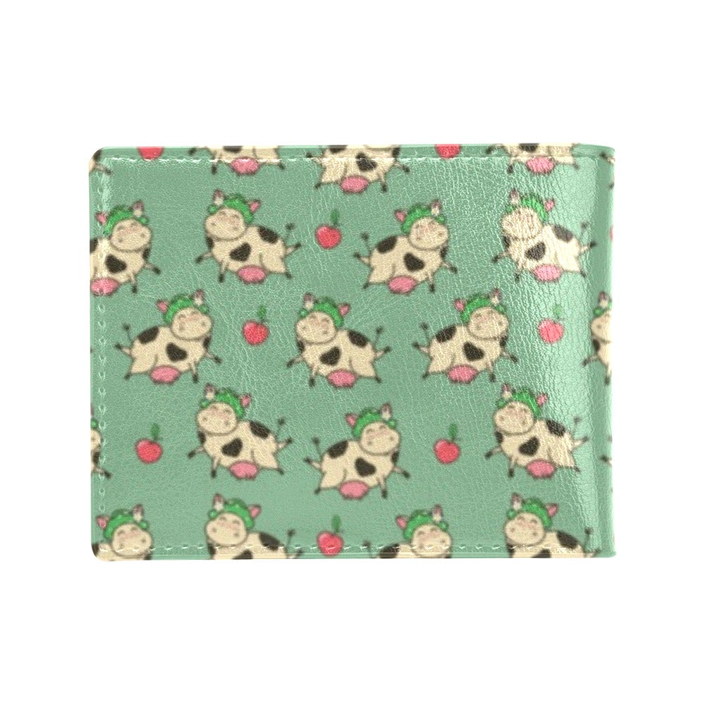 Cattle Print Design LKS402 Men's ID Card Wallet