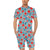 Donkey Red Elephant Pattern Print Design 03 Men's Romper