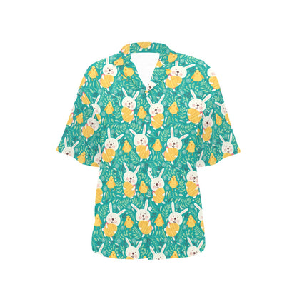 Easter Eggs Pattern Print Design RB02 Women's Hawaiian Shirt