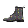 Yin Yang Neon Color Design Print Women's Boots